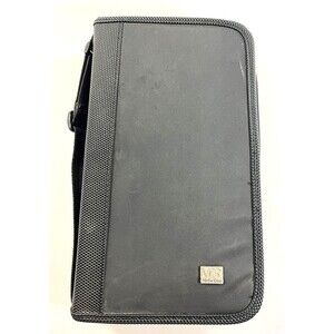 Vintage Media Gear CD/DVD Disc Black Storage Case Zipper